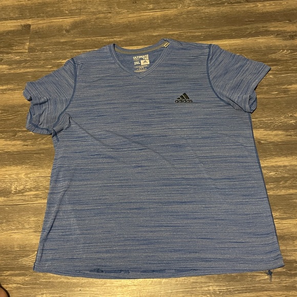Adidas Athleticwear V Neck T Shirt - Picture 1 of 4